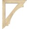 Ekena Millwork Imperial Traditional Rough Sawn Bracket w/ Offset Brace, Douglas Fir, 6"W x 32"D x 38"H BKT0604X32X38IMP01RDF - alternate 2